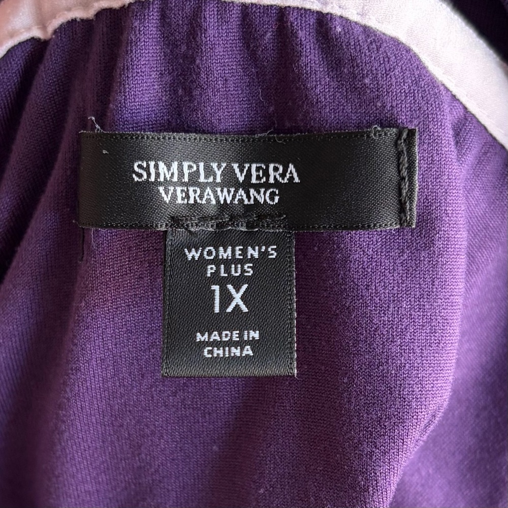 •Simply Vera Vera Wang• Women's Pajama Set - Size 1X - Picture 2 of 11